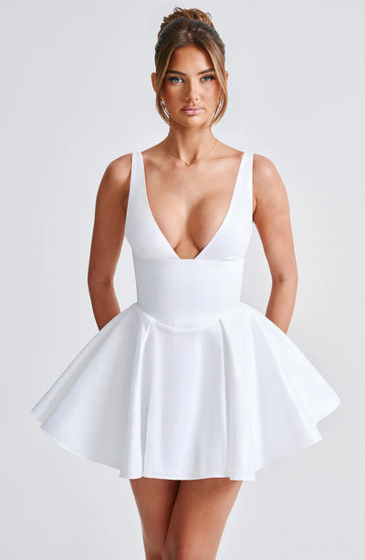 ILARIA MINI DRESS - IVORY