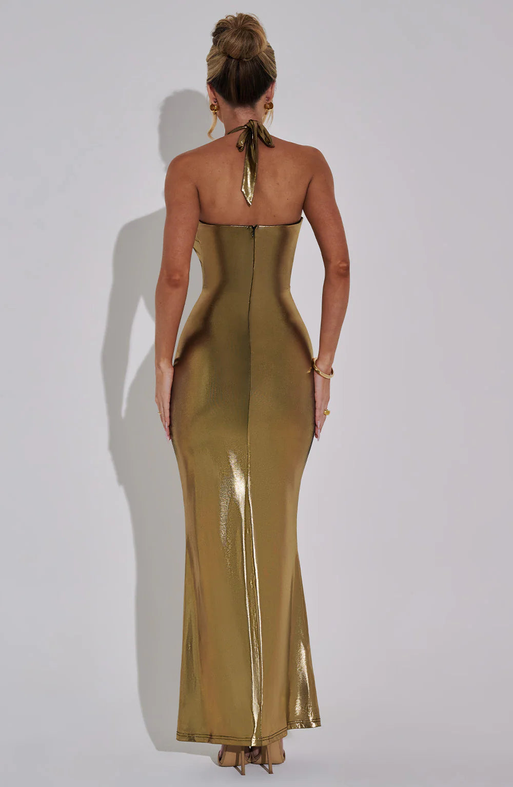 CHRISTA MAXI DRESS - GOLD