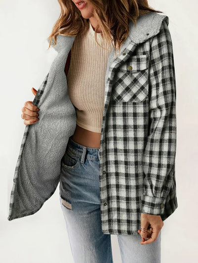 Plush Lined Flannel Jacket