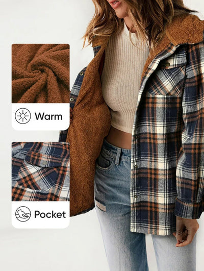 Plush Lined Flannel Jacket