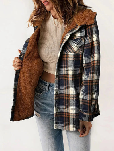 Plush Lined Flannel Jacket